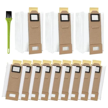 12 упаковок Аксессуаров для пылесборника Xiaomi Roborock S7 S7 Plus S7 +, запасные части для пылесоса, сумки для пылесоса