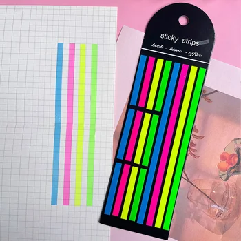 160 Листов Удлиняют Прозрачный Блокнот Rainbow Index, Липкие блокноты, Бумажные наклейки, Заметки, Школьные принадлежности, канцелярские принадлежности
