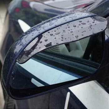 2 шт./компл. ПВХ вид сзади Автомобиля дождевик для бровей уплотнитель авто зеркало Дождевик козырек защитная крышка защитная зеркальная наклейка