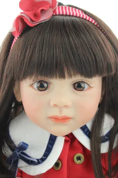 2015 новый дизайн 24-дюймовый Возрожденный малыш кукла Фридолин реалистичная милая девочка настоящее нежное прикосновение
