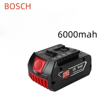 2023 Аккумуляторная Батарея 18V 6000mah Для Bosch 18V Резервная батарея 6.0A Портативная Замена индикаторной лампы Bosch BAT609