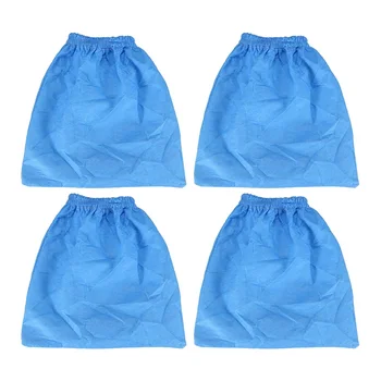 4 Упаковки Текстильных фильтровальных мешков, Аксессуары для Karcher MV1 WD1 WD2 WD3, Фильтровальный мешок, запчасти для пылесоса