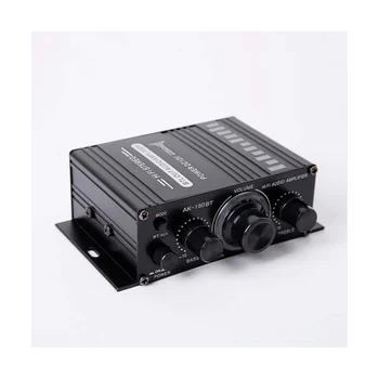 AK-160BT 2-канальный усилитель мощности Аудио Усилитель для домашнего кинотеатра Поддержка Bluetooth-совместимости с USB/SD AUX входом