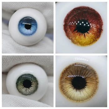 BJD Eyes кукольные глаза 10 мм-22 мм кукольные милые гипсовые глаза для игрушек 1/8 1/6 1/4 1/3 SD DD аксессуары для кукол 10 мм-22 мм кукольные глаза