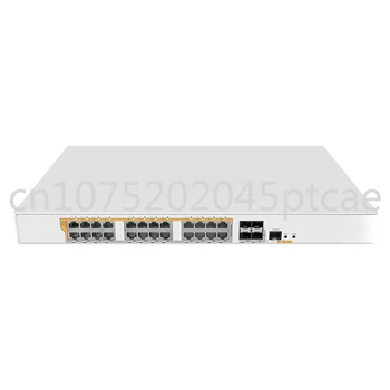 CRS328-24P-4S + RM 24-портовый гигабитный Ethernet-маршрутизатор/коммутатор с четырьмя портами SFP + 10 Гбит/с в корпусе для установки в стойку 1U