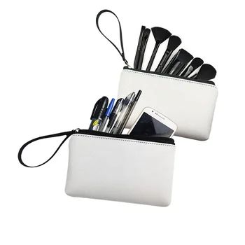 DHL50pcs Косметические сумки Сублимация DIY Белая Заготовка из Неопрена Большой Емкости Водонепроницаемая Портативная сумка для стирки