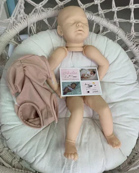 FBBD 20 дюймов Незаконченный Комплект Кукол Реборн для Спящего Ребенка Avelee Неокрашенные Части Куклы с Тканевым Корпусом и COA Bebe Reborn Supply