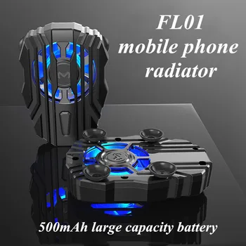 FL01 Мобильный телефон с воздушным охлаждением USB Перезаряжаемый Радиатор для PUBG с Игровым Кулером на Присоске для Android iPhone Игровые Аксессуары