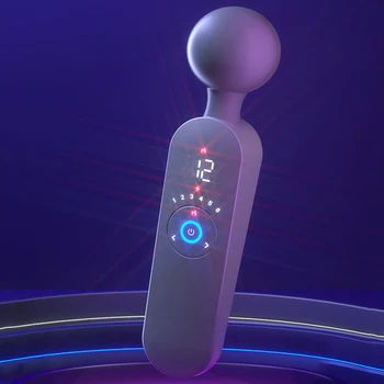 G-Spot Стимулятор клитора Секс-игрушки для женщин Массажер Умный Нагрев Волшебная палочка Вибратор для женщин Цифровой дисплей Товары для взрослых