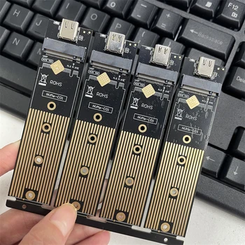 M.2 К USB3.1 Gen2 Конвертер карты PCL-E твердотельный дисковый адаптер 6/10 Гбит/с Конвертер жесткого диска Поддерживает 2230 2242 2260 2280