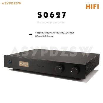 S0627 HIFI С широким звуковым полем LM4562 Сбалансированный предусилитель Поддерживает вход и выход RCA или XLR