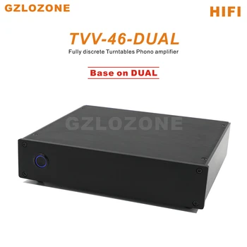 TVV-46-ДВОЙНОЙ Hi-Fi, Полностью дискретный Фоно-усилитель с проигрывателями RIAA MM на базе ДВОЙНОЙ схемы TVV-46