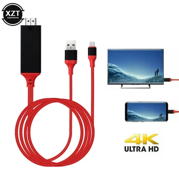 USB 3.1 Type C HDMI-Совместимый адаптер Ultra HD 1080P 4K для зарядки HD TV Video Samsung S9/8 Huawei TV Проектор Конвертер