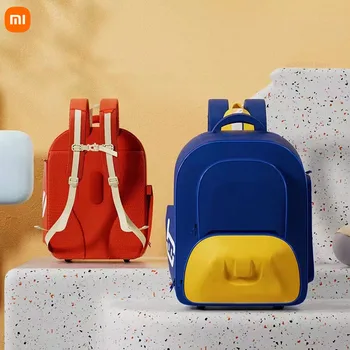 Xiaomi, Декомпрессионный Антибактериальный рюкзак большой емкости, Детский школьный рюкзак, Легкий водонепроницаемый детский рюкзак 40Л
