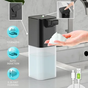 Автоматический дозатор мыла, бесконтактный аппарат для дезинфекции рук, Бесконтактный дозатор жидкого пенящегося мыла, настенный
