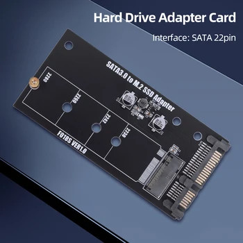 Адаптер M.2 SATA, не требующий программных драйверов, адаптер M2-SATA3, быстрая передача данных, конвертер, карта-адаптер для ПК, ноутбука