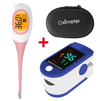 Бытовой термометр для определения температуры тела, цифровой базальный термометр для полости рта, подмышечной впадины или ректальной температуры Электронный ЖК-дисплей