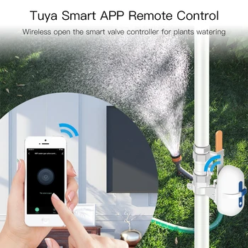Водопровод, Газопровод Smart Life, Автоматический Запорный Клапан, Контроллер Tuya Smart WiFi/ZigBee APP, Дистанционное Управление С Alexa Google Home