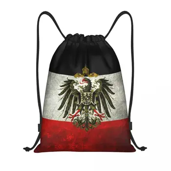 Изготовленный на заказ Флаг Германской Империи, Германия, Рюкзак на шнурке, Сумки для женщин, мужчин, Легкие Спортивные сумки для спортзала, сумки для покупок