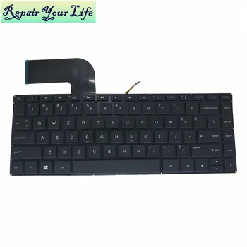клавиатура для HP Pavilion US 14-V 14-p 14T-U 14-U 14-V034TX v048tx v216tx v050tx 14-u213cl английская V140846AS1 черная с подсветкой, новая
