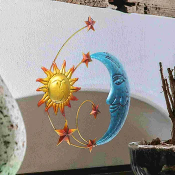 Кованая Луна, висящая на стене, Украшает Праздничный подарок в стиле Бохо