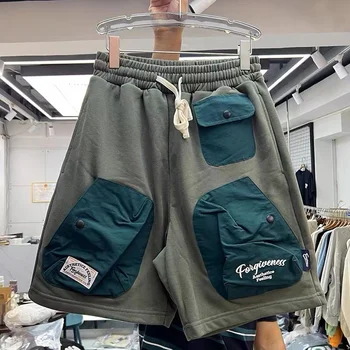 Комбинезон серии Mountain с несколькими карманами, повседневные шорты cityboy, спортивные брюки