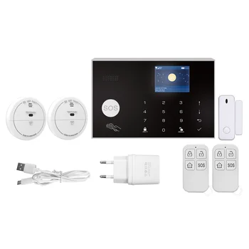 Комплект интеллектуальной охранной сигнализации для дома, Умный дом, Охранная сигнализация Gsm С клавиатурой