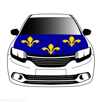 крышка капота автомобиля с флагами Франции 3,3x5 футов/5x7ft из 100% полиэстера, баннер на капоте автомобиля