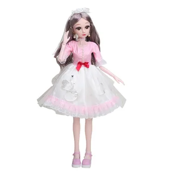 Кукла BJD 60 см 1/3 Модные куклы для девочек, 21 Шарнирная кукла с нарядами, комплект одежды, аксессуары, игрушки в подарок для девочек