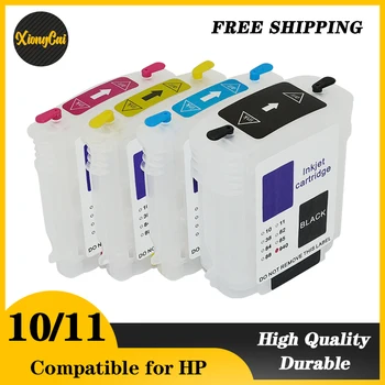 Многоразовые чернильные картриджи, совместимые для струйного принтера HP 10 11 Designjet 110 100plus C4844A 2800dt 2800dtn