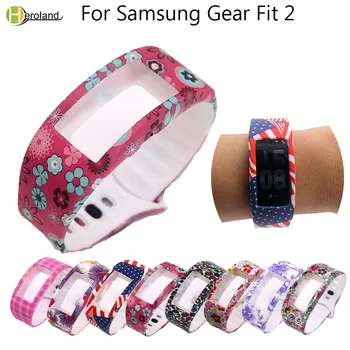 мягкие Силиконовые ремешки для смарт-часов Samsung Gear Fit 2 Pro/Fit2 SM-R360, модный Спортивный Сменный браслет, ремешок на запястье, новый