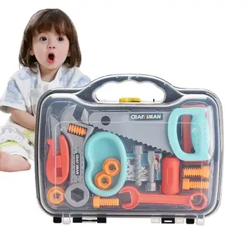 Набор игрушек для моделирования мальчиков, набор инструментов для ремонта, Развивающие Игрушки, Детские инструменты, Портативная коробка, Набор инструментов для моделирования DIY, Игрушки для детей