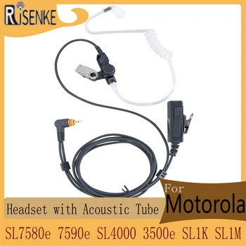 Наушник RISENKE TLK100 для Motorola SL300 SL7550 SL7580e SL7590 7590e SL4000 SL3500 3500e SL1K SL1M Гарнитура для портативной рации