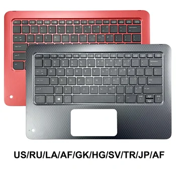 Новая Оригинальная Клавиатура US RU LA JP для ноутбука HP ProBook X360 11 G1 G2 EE, Подставка для рук, Замена Верхней крышки 918554-001 918555-001