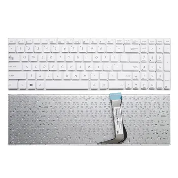 Новинка для Asus E502 E502M E502MA E502S E502SA E502N E502NA американская раскладка клавиатуры белого цвета