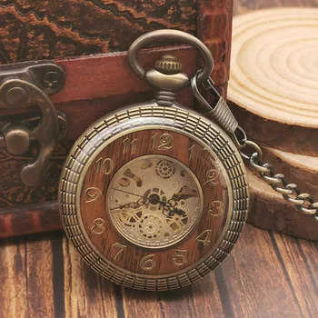 Новые антикварные карманные часы в стиле Ретро, Персонализированное мужское модное ожерелье, Цепочка с подвеской, подарок для папы reloj de bolsillo