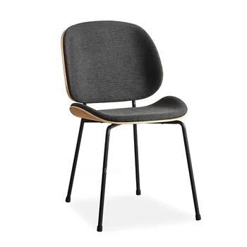 Обеденные стулья для переговоров со спинкой Accent Designer Простая Роскошная Мебель, Модный Мягкий обеденный стул, Креативное Кофейное кресло