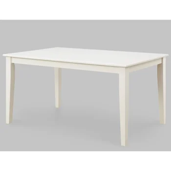 Обеденный стол Bankston, белый Обеденный стол, Набор современной мебели