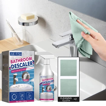 Очиститель стеклянных накипей для душевой комнаты, средство для обеззараживания ванны из нержавеющей стали, средство для чистки умывальника в ванной комнате