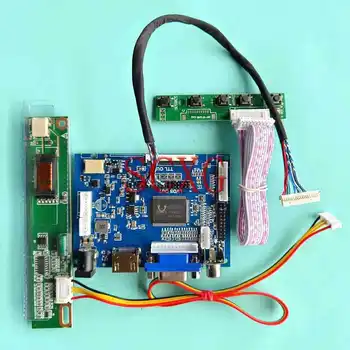 Плата контроллера матрицы ЖК-монитора подходит для комплекта HV121WX4 LP121WX1 LTD121EXVV, совместимого с HDMI AV VGA, 20-контактного LVDS 1280*800 12,1 