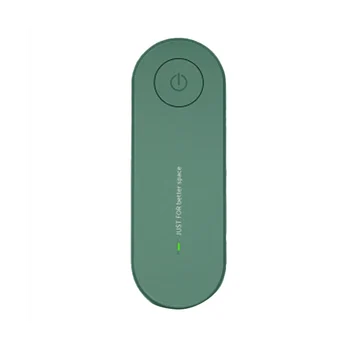 Подключаемый очиститель Мини-ионизатор для удаления дыма Портативный Дезодоратор Зеленый Штепсельная вилка ЕС