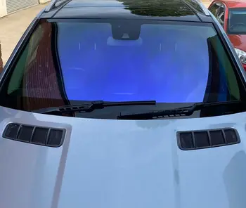 Популярная красочная пленка для тонировки солнечных стекол автомобиля VLT 50% фотохромный хамелеон для декоративных автомобилей