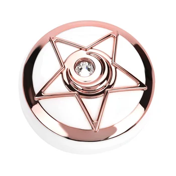 Портативная коробка для контактных линз с зеркалом в форме пентаграммы, футляр для линз, розовый