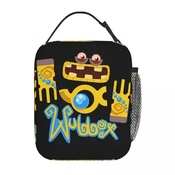 Редкий продукт для видеоигр Wubbox My Singing Monsters, Изолированная сумка для ланча, Рабочая коробка для еды, Герметичный Уникальный кулер, Термальная коробка для Бенто