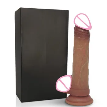 Секс-игрушка для женской мастурбации, новый искусственный пенис, жидкий силикон, синие сухожилия, безвкусная имитация взрослого пениса, женская игрушка