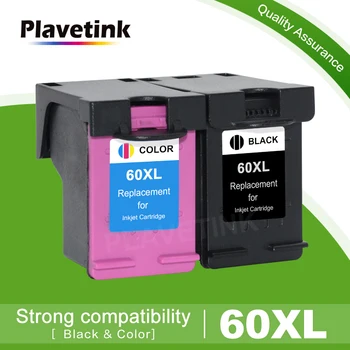 Сменные Чернильные Картриджи Plavetink 60XL для HP 60 XL для HP PhotoSmart C4640 C4650 C4680 Deskjet D2530 D2545 D2560 D2563