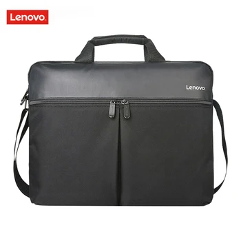 Сумка Lenovo T1050 на плечо для бизнеса и отдыха Портативный портфель Водонепроницаемый 15,6 дюймов Черная сумка для ноутбука для женщин и мужчин Компьютер