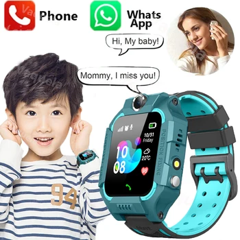 Умные часы для детей с GPS HD вызовом, голосовым сообщением, водонепроницаемые детские умные часы с sim-картой, SOS, фото-часы для детей 4-16 лет
