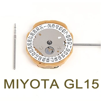 Часы MIYOTA GL15 с датой хода 3/6, кварцевый механизм с двумя стрелками, аксессуары для часов